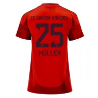 Bayern Munich Thomas Muller #25 Domáci Ženy futbalový dres 2024-25 Krátky Rukáv